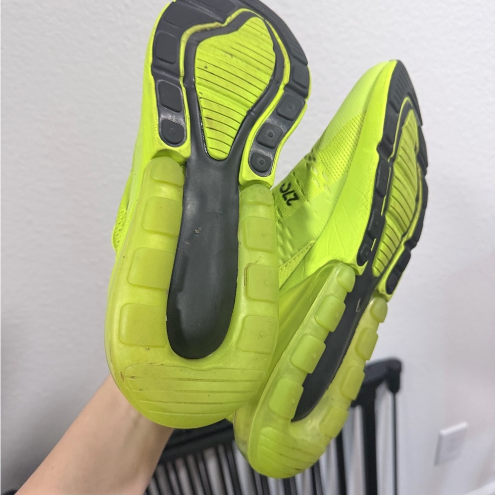 Nike Air Max 270 Neon Yellow/Black Men's Shoe - Picture 9 of 9